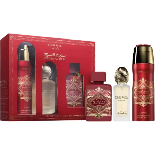 Badee Al Oud Sublime Gift Set 3pcs Collection