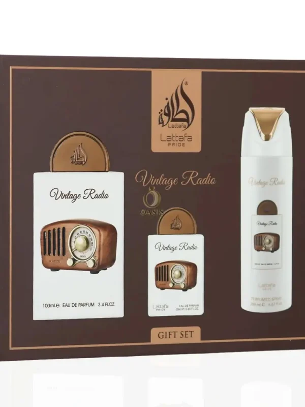 Vintage Radio 3 Pcs Gift Set